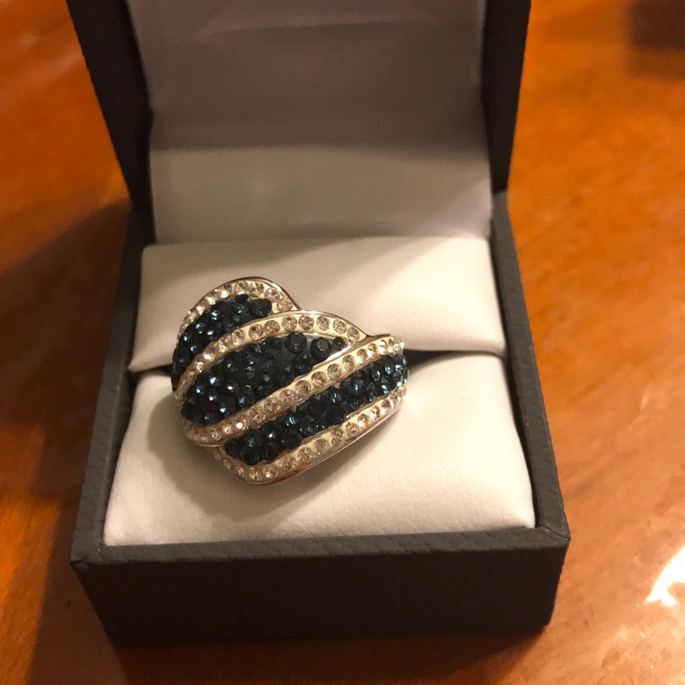 Beautiful Platinum Over Bronze Ring